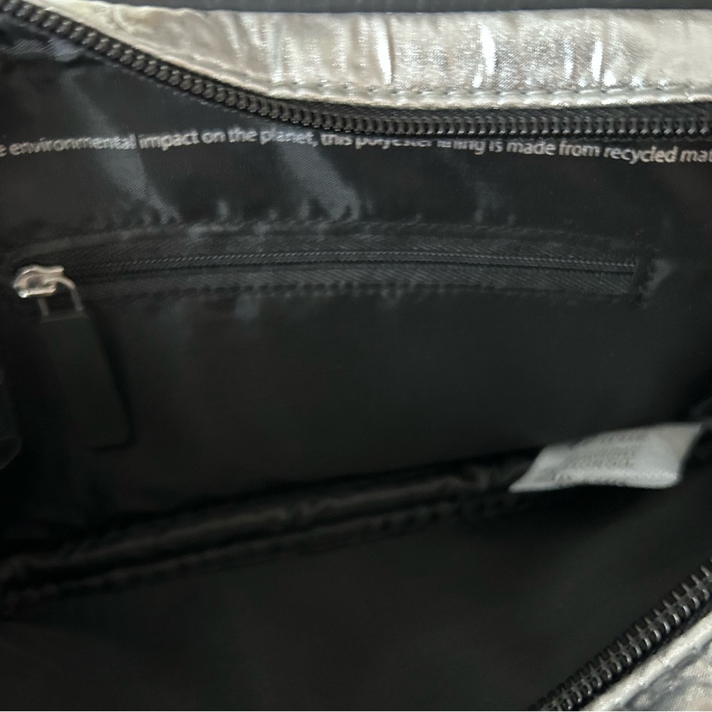 New Men’s Paco Rabanne Metallic Silver Fanny Pack With Adjustable Strap - Picture 4 of 6